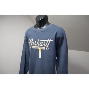 Carhartt Heavy Tee Shirt Work Long Sleeve Loose Fit Gray Mens Sz XL NWT